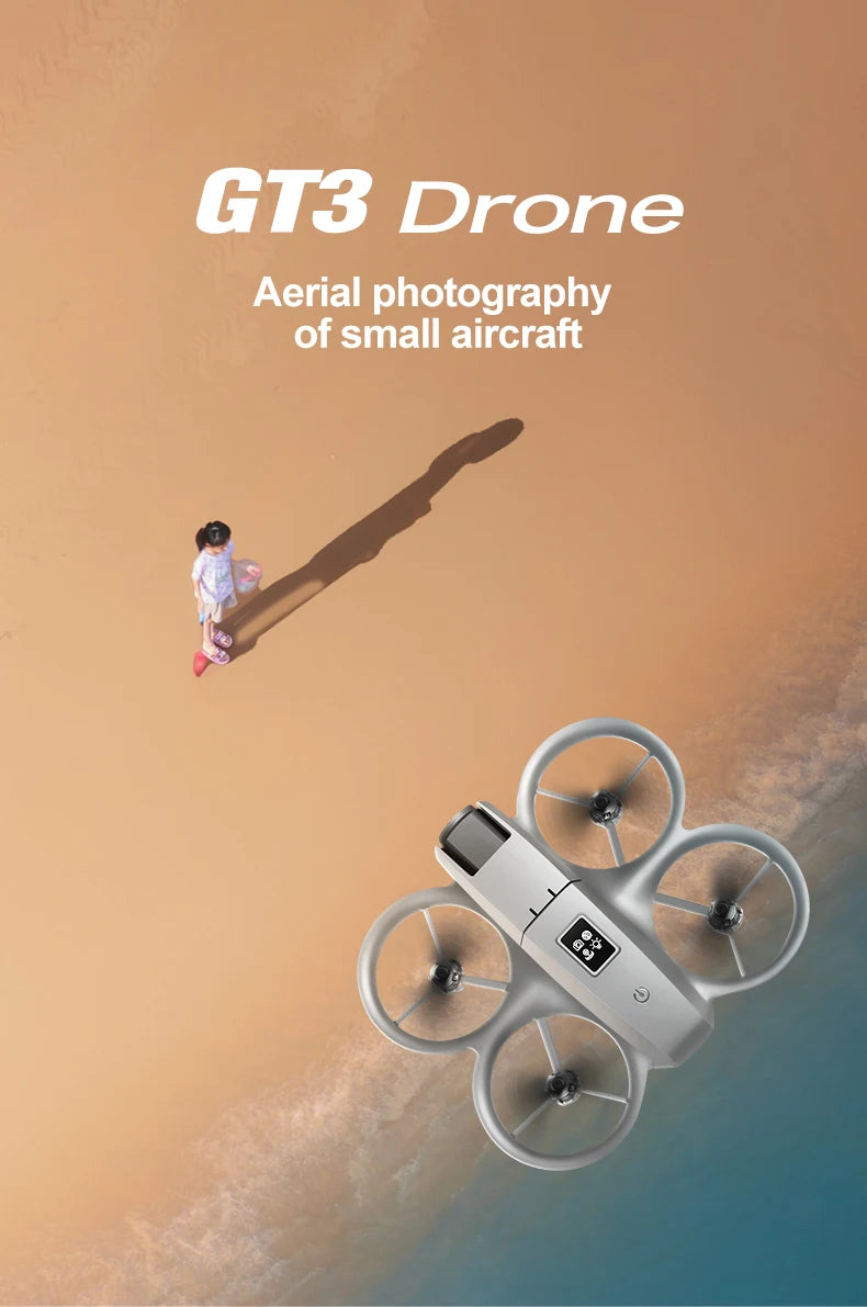 GT3 Dual-Camera Foldable Drone with Obstacle Avoidance