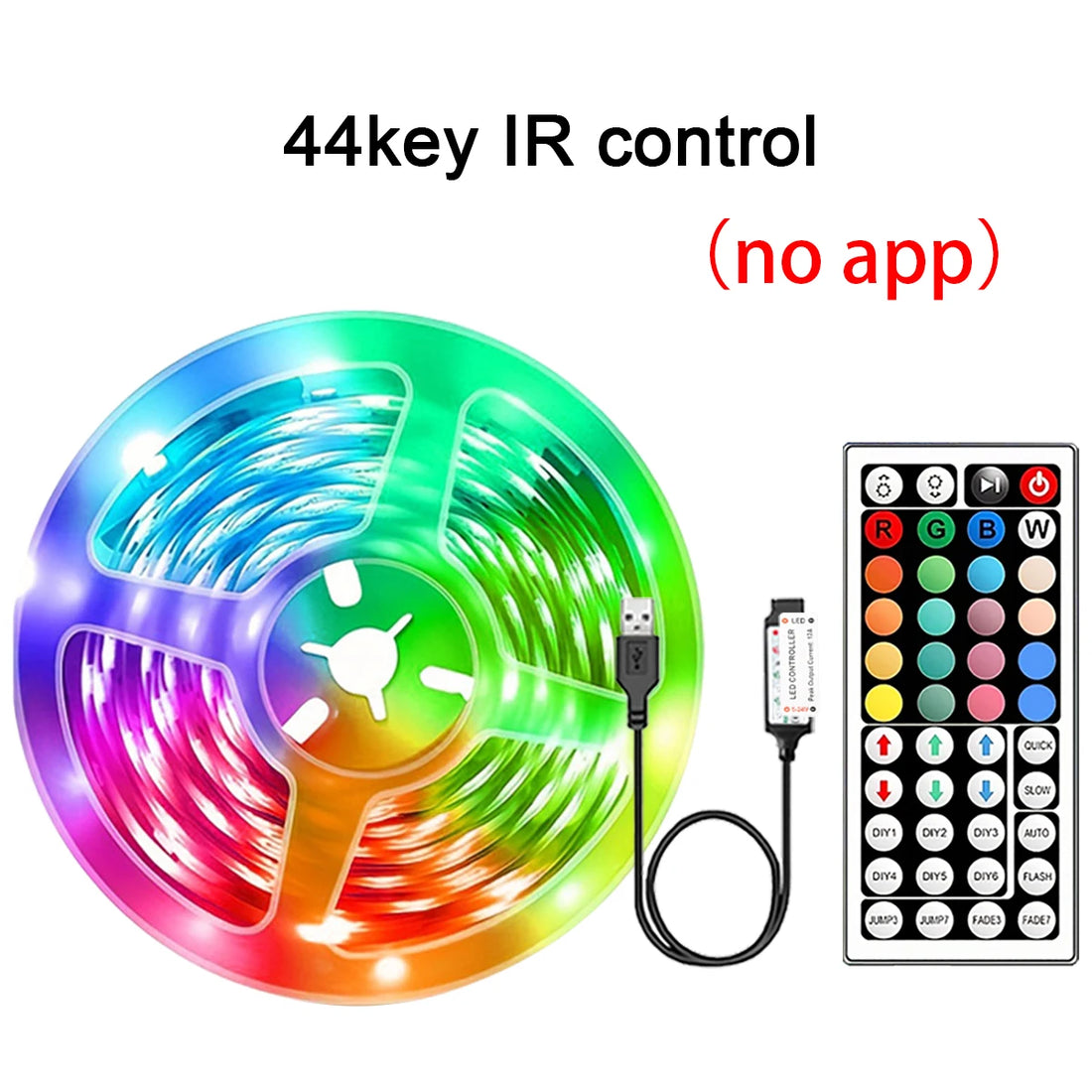 RGB LED Strip Lights with App Control (5–30m)