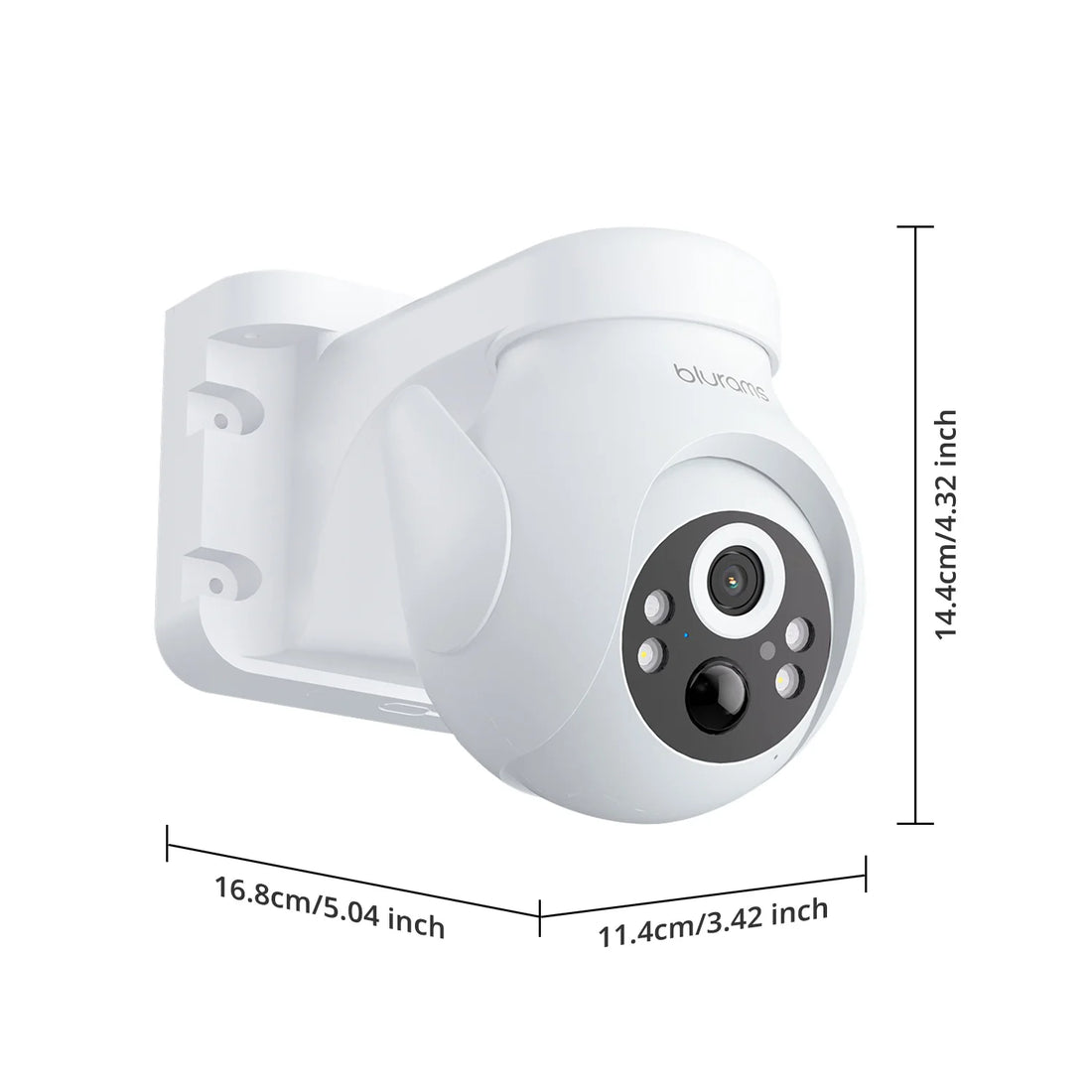 Blurams 2K Outdoor Wi-Fi Security Camera with 360° PTZ