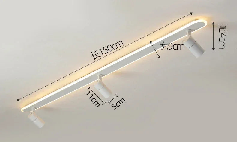Nordic LED Ceiling Spotlight – Smart Room Lamp