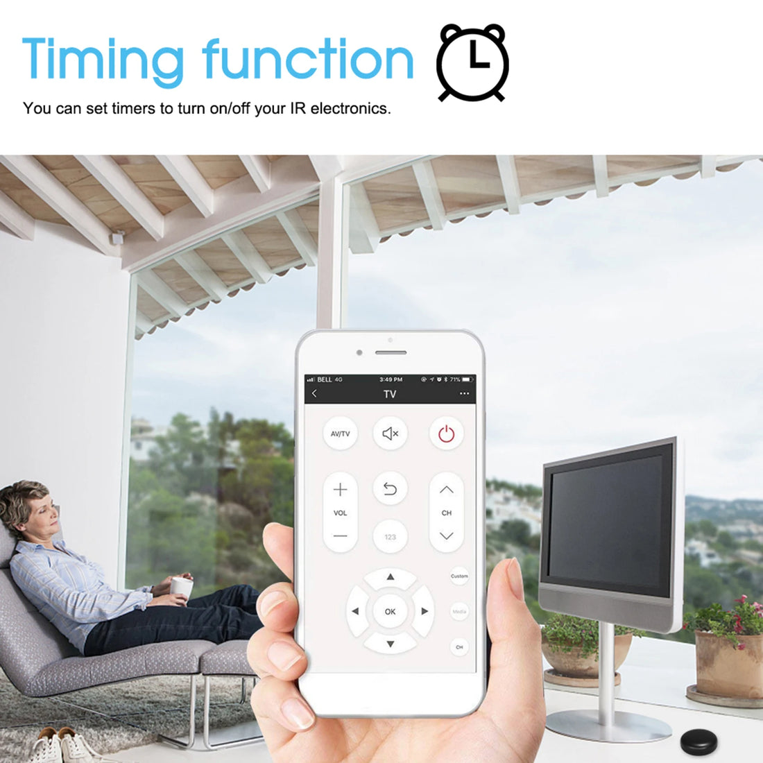 Smart WiFi IR Remote Controller with Alexa Compatibility