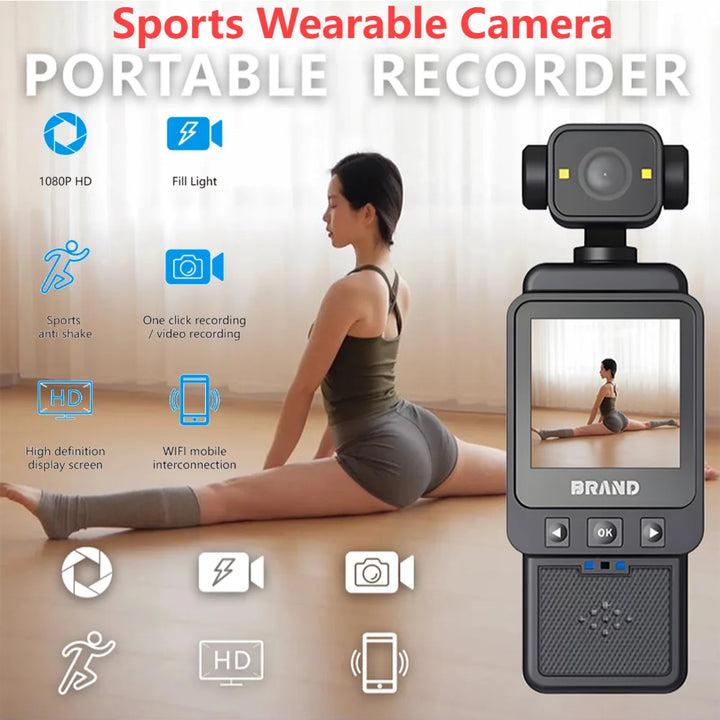 1080P Mini Rotating HD Action Camera