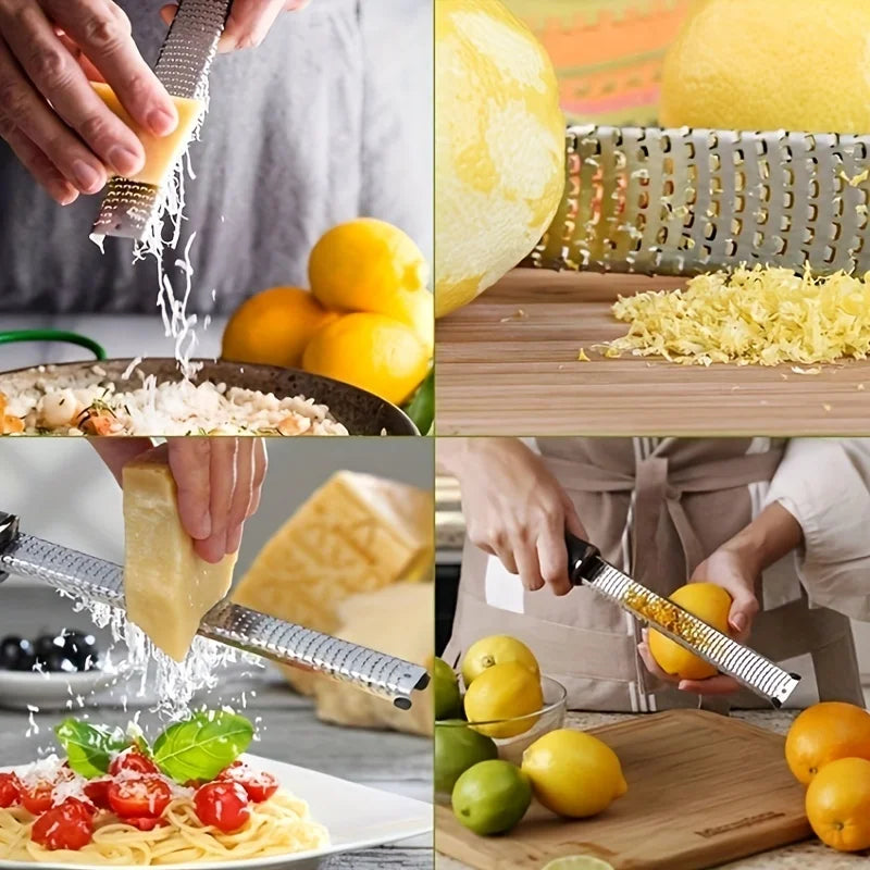 Stainless Steel Cheese & Lemon Zester Grater